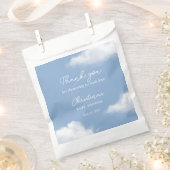 Sachets En Papier Cloud 9 Baby shower bleu (Coupé)