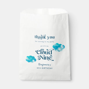 Sachets En Papier Cloud Nine Boy fête son 9e anniversaire