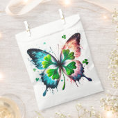 Sachets En Papier Clover chanceux avec papillon (Coupé)