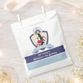 Sachets En Papier Club de natation Crest Penguin Anniversaire de enf (Coupé)