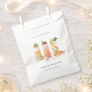 Sachets En Papier Cocktail de Fruits mignonnes Orange Blush N'Import