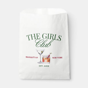 Sachets En Papier Cocktails Classy Green & Red Girl's Club