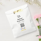Sachets En Papier Code QR minimal simple ajouter un logo nom de code (Scellé)