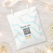 Sachets En Papier Code QR minimal simple ajouter un logo scanner le (Coupé)