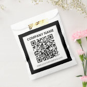 Sachets En Papier Code QR modifiable et conception simple personnali (Scellé)