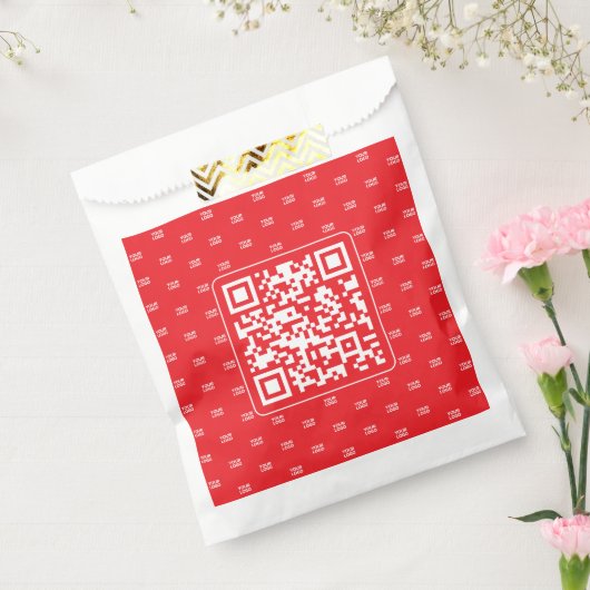 Sachets En Papier Code QR personnalisable avec votre logo ou image e (Scellé)