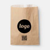 Sachets En Papier Code QR promotionnel simple pour entreprise avec l (Devant)