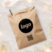 Sachets En Papier Code QR promotionnel simple pour entreprise avec l (Coupé)