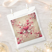 Sachets En Papier coeur de la Saint-Valentin (Coupé)