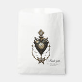 Sachets En Papier Coeur de vapeur, (Devant)