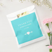 Sachets En Papier Coeur et flèche bleu chic (Scellé)