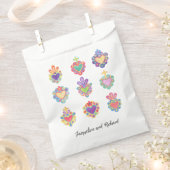 SACHETS EN PAPIER COEURS MEXICAINS SACRÉS (Coupé)