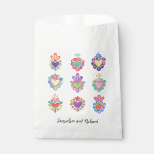 SACHETS EN PAPIER COEURS MEXICAINS SACRÉS