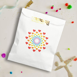 Sachets En Papier Cœurs mignons autour de cœurs