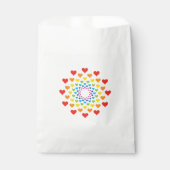 Sachets En Papier Coeurs mignons autour des coeurs (Devant)