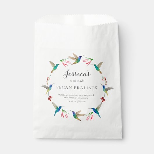 Sachets En Papier Colibri (Devant)