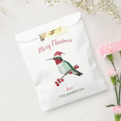 Sachets En Papier Colibri Père Noël personnalisé (Scellé)