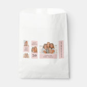 Sachets En Papier Collage photos amies | Joyeux cadeau d'anniversair (Devant)