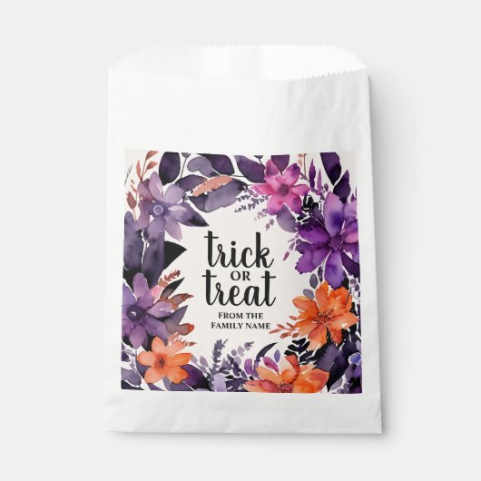 Sachets En Papier Collection de couronnes florales Halloween Spooky (Devant)