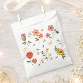 Sachets En Papier collection de fleurs (Coupé)