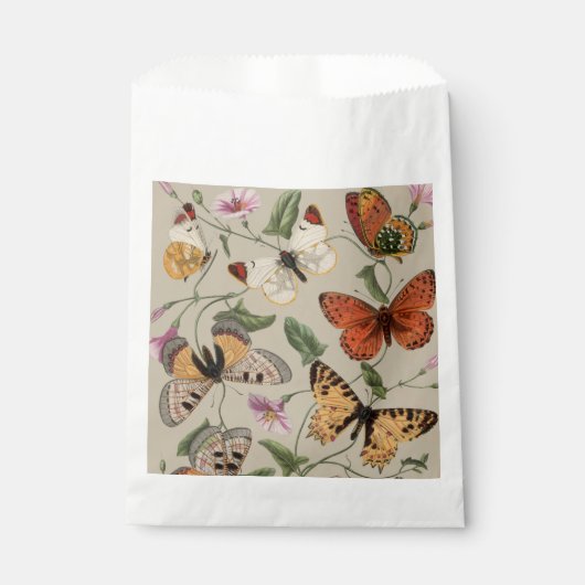 Sachets En Papier Collection de la papillon Moth Nature Dessin (Devant)