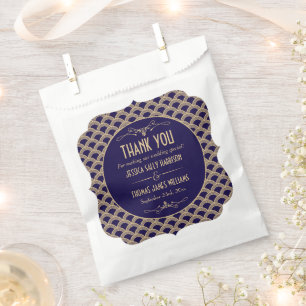 Sachets En Papier Collection de Mariages Art Déco Gatsby vintage des