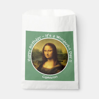 Sachets En Papier Collection Leonardo da Vinci Mona Lisa