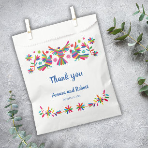 SACHETS EN PAPIER COLORFULL OTOMI MEXICAN