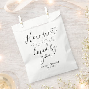 Sachets En Papier Comme il est sucré mariage bonbons buffet personna