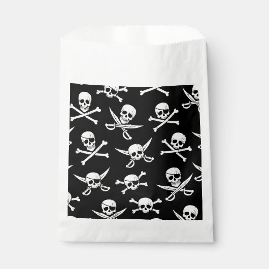 SACHETS EN PAPIER COMPÉTENCES ET OBJETS DE PIRATE (Devant)