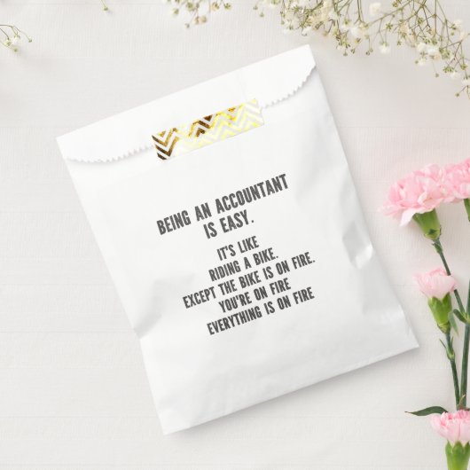 Sachets En Papier Comptables amusants - Être comptable est facile (Scellé)