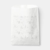 Sachets En Papier Conception de célébration de mariage romantique de (Devant)