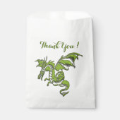 Sachets En Papier Conception de dragon volant (Devant)