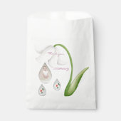 Sachets En Papier Conception de gouttelettes de bébé fille (Devant)