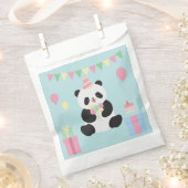 Sachets En Papier Conception de Panda douce à la menthe et rose (Coupé)