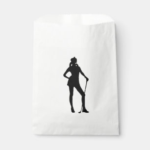 Sachets En Papier Conception de sport de golf de dame