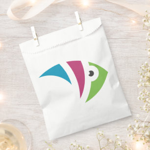 Sachets En Papier conception d'illustration de poissons d'aquarium c