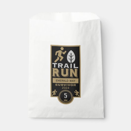 Sachets En Papier Concours de course de coureur de piste (Devant)
