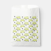 Sachets En Papier Conducteur de bus scolaire Confetti Jaune Enseigna (Devant)