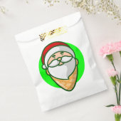 Sachets En Papier cône de crème glacée père Noël (Scellé)