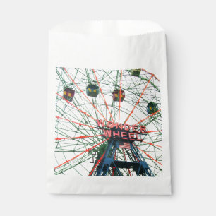 Sachets En Papier Coney Island Wonder Wheel Brooklyn New York City