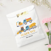 Sachets En Papier Construction Anniversaire Camion Merci (Scellé)