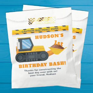 Sachets En Papier Construction Anniversaire Favoriser Sac - Saute Ja