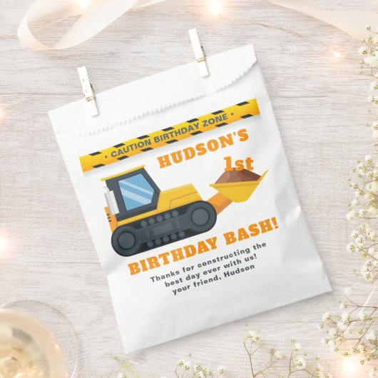 Sachets En Papier Construction Anniversaire Favoriser Sac - Saute Ja (Coupé)