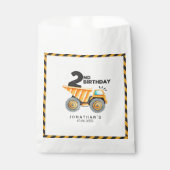 Sachets En Papier Construction Birthday Boy 2nd  (Devant)