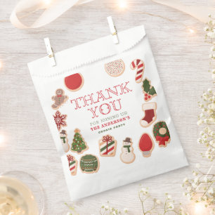 Sachets En Papier Cookie de Noël Onederday fête d'anniversaire