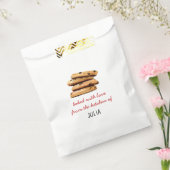 Sachets En Papier cookie de puce chocolat d'aquarelle (Scellé)