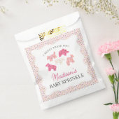 Sachets En Papier Cookies animaux givrés rose Bébé (Scellé)