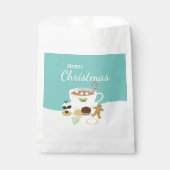 Sachets En Papier cookies de Noël et chocolat chaud (Devant)