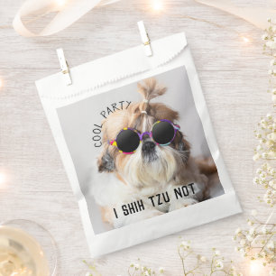 Sachets En Papier Cool Shih Tzu Pas amusant la fête des Lunettes de 